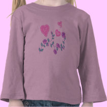 All Hearts and Flowers t-shirts