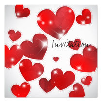 All Hearts Invitation invitations
