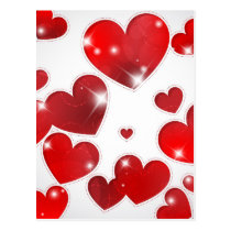 All Hearts Postcard postcards