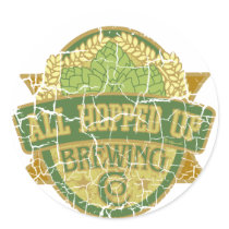 All Hopped Up Brewing Co. stickers