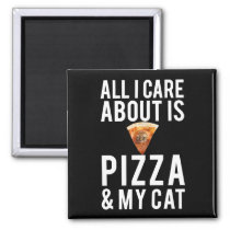 pizza, cat, funny, humor, bizarre, illuminati, peperonni, crazy, animal, food, geometric, cool, stupid, dumb, internet meme, pyramid, fun, memes, magnet, Magnet med brugerdefineret grafisk design