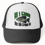 All I caught was this crappie fish hats