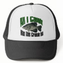 All I caught was this crappie fish hats by burntright All I caught was this crappie fish hats