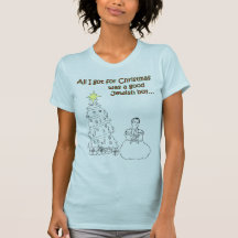 All I got for Christmas was a good Jewish boy Tees