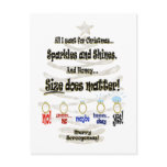 All I Want For Christmas - 5 Rings Postcard