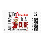 All I Want For Christmas AIDS Postage