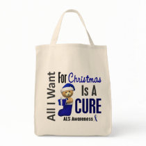 All I Want For Christmas ALS bags by awarenessgifts All I Want For Christmas ALS bags