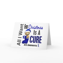 All I Want For Christmas ALS cards by awarenessgifts All I Want For Christmas ALS cards