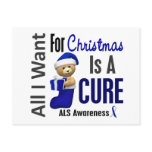 All I Want For Christmas ALS Post Card