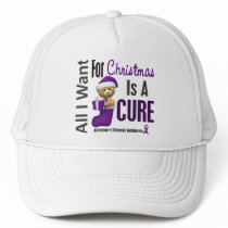 All I Want For Christmas Alzheimer's Disease Hat