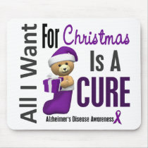 All I Want For Christmas Alzheimer's Disease Mouse Pad