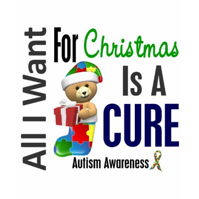 All I Want For Christmas Autism t-shirts
