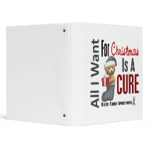 All I Want For Christmas Brain Tumor binders