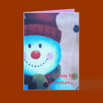 All I Want For Christmas... cards