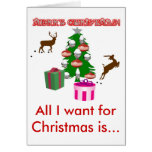 All I Want For Christmas Cards