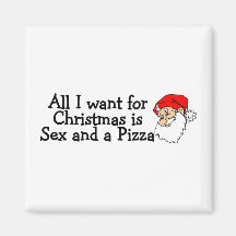 All I Want For Christmas Fridge Magnet