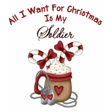 All I Want For Christmas Is My Soldier shirt