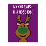 All I Want for Christmas is Plastic Surgery postcards