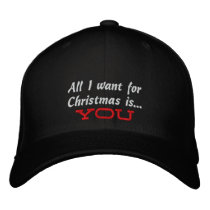 All I want for Christmas is..., You embroidered hats