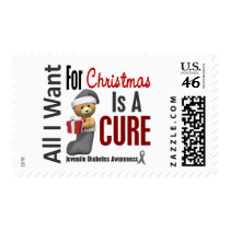 All I Want For Christmas Juvenile Diabetes Postage Stamps