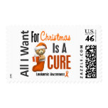 All I Want For Christmas Leukemia postage