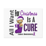 All I Want For Christmas Lupus Post Card
