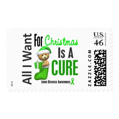 All I Want For Christmas Lyme Disease Stamp