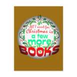 All I want for Christmas postcard