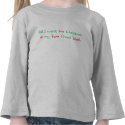 All I want for christmas shirt