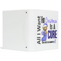 All I Want For Christmas Stomach Cancer binders by awarenessgifts All I Want For Christmas Stomach Cancer binders