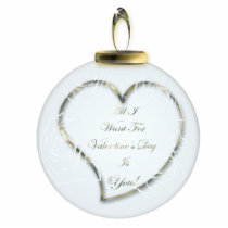 All I Want For Valentine's Day Is You! photo sculptures