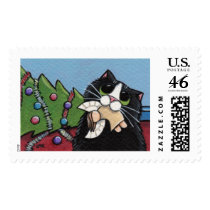 All I Wanted was the Angel - Xmas Cat Postage
