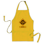 All In Caution Sign Apron