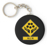 All In Caution Sign Key Chains