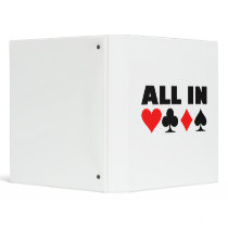 All in poker binders