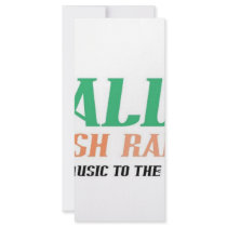 All Irish Radio rack cards