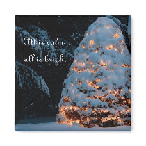 All is calm...all is bright refrigerator magnets
