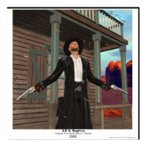 "All is Forgiven" Outlaw Gunslinger Original Art posters by sexyshirts2 "All is Forgiven" Outlaw Gunslinger Original Art posters
