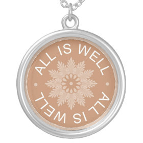 All Is Well - 3 Word Quote Necklace necklace
