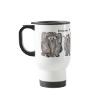 All is Wellephant 3 Cartoon Elephants mugs