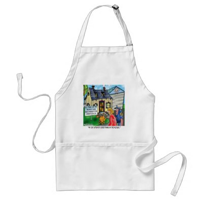All Items Have Been Marked By Cat Apron by McHumor