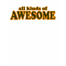 All Kinds of Awesome Retro Ringer t-shirts by TheBigTees All Kinds of Awesome Retro Ringer t-shirts