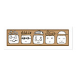 All kinds of people business cards