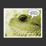 All Knowing Lizard - Comic Book Series No. 1 postcards