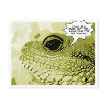 All Knowing Lizard - Comic Book Series No. 1 postcards