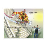"All Life is a Blur of Republicans and Meat" Postcard