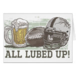 All Lubed Up Football Cards