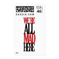 All Mad Here Postage Stamps