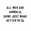 All men are animals women's shirt by ritmoboxer All men are animals women's shirt