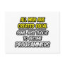 All Men Are Created Equal...Programmers Post Card